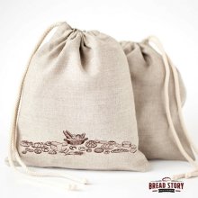 Luxury Natural Linen Drawstring Jewelry Bag