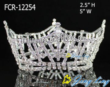 Wholesale Rhinestone Full Round Crowns
