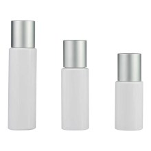 PET Cosmetic Bottle with Aluminum Screw Cap