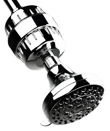 shower head ionic filter with filter element