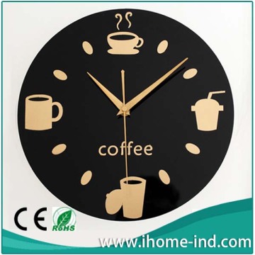2015 New Design Coffee Cup Acrylic Quartz Clcok