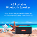 Tragbarer kabelloser Bluetooth-Lautsprecher mit 5200-mAh-Akku