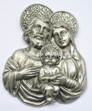 pewter christian Jesus plate,tin alloy souvenirs plate
