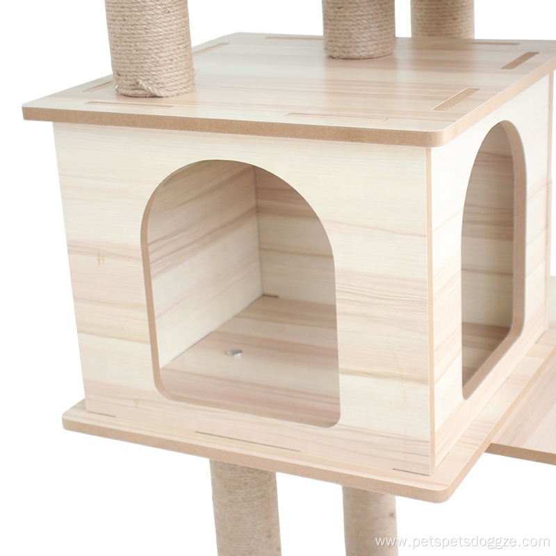 Wood Cat Climbing Frame Cat Condos Tower Cat