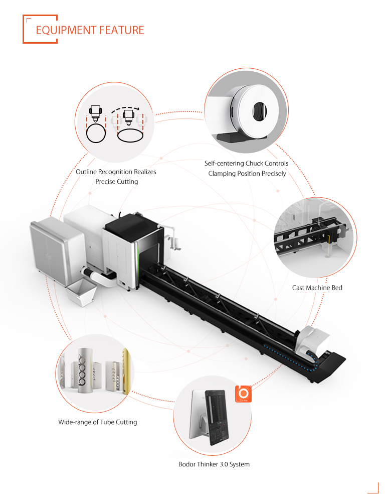 Laser Cutting Machine 4000W Laser Wattage to Cut Steel Fiber Laser 10-160mm