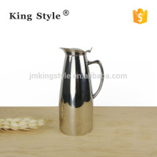 2L Stainless Steel Double Wall Iced Fruit Juice Pot / Double Wall Metal Ice Pot