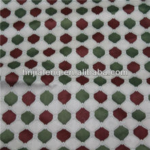 Printed fabric velboa fabric with 100% Polyester fabric
