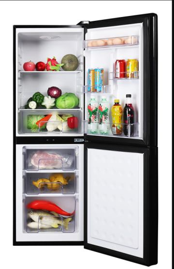 Double Door Defrost Food Refrigerator With Refrigerant