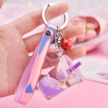 Floating Unicorn Key Chain