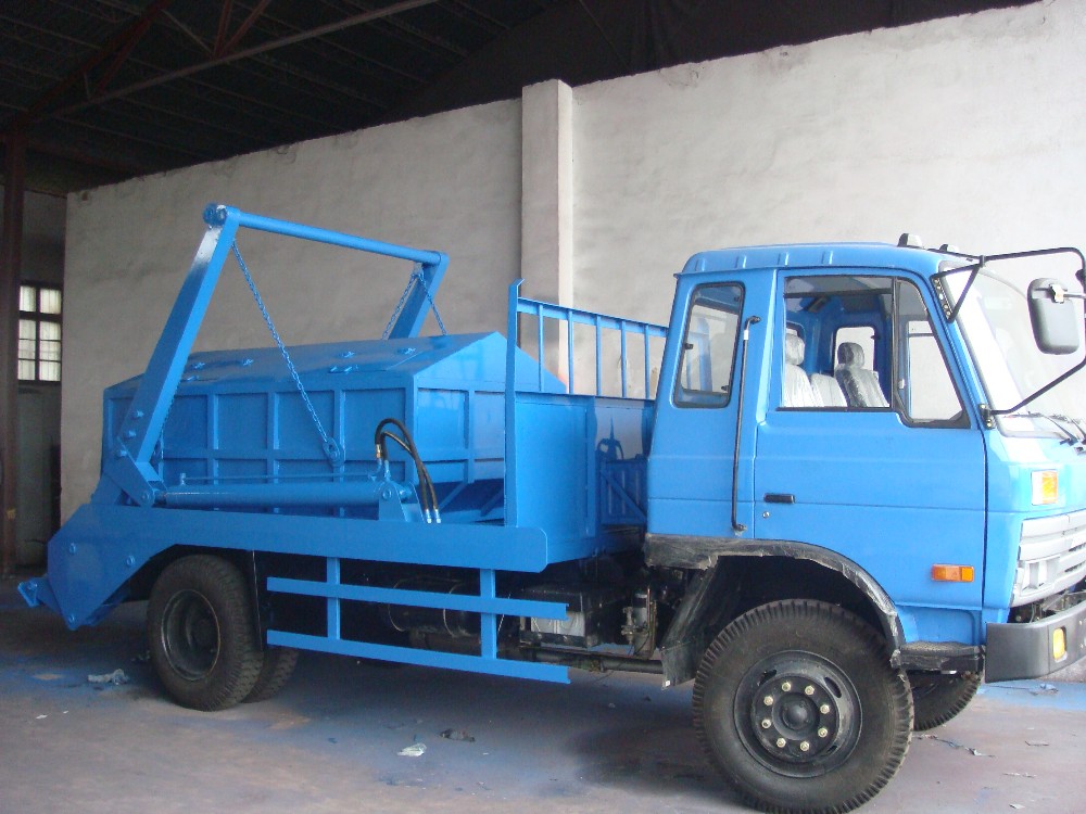 Hot sell 4x2 5CBM 10CBM Capacity 5tons 10tons 12tons Swing arm container garbage truck