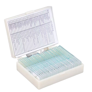 30 Kinds of Microscope Slides - Lab Microscopic Glass Specimen Slides