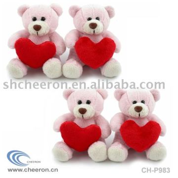 Plush valentine bear toy,valentine teddy bear,stuffed valentine bear toy