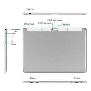 10.1 Inch mkt Octa Core HDMI Tablet