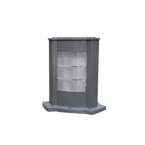 LEDER 10W LED Gray Bollard Light