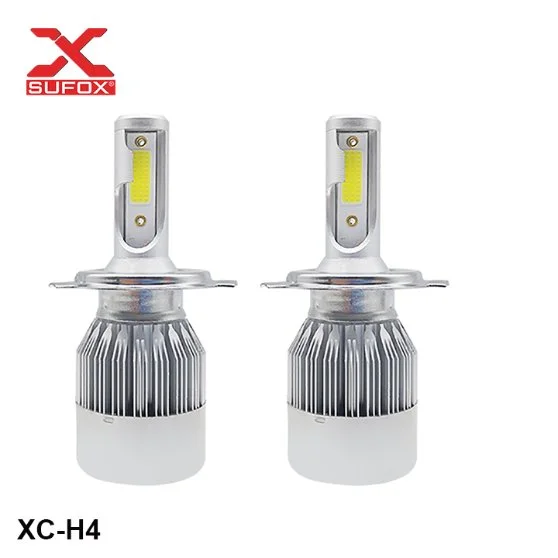 Waterproof H4 H7 9005 9006 C6 COB Turbo LED Headlight Light Bulbs Headlight 6000K Headlight Light