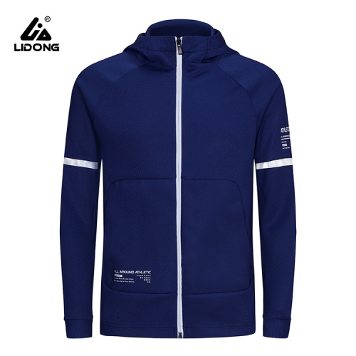 Reflective Hoodie Men 's Sports Hooded Jacket