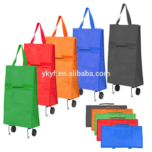 Fashionable cheap folding shopping trolley bag