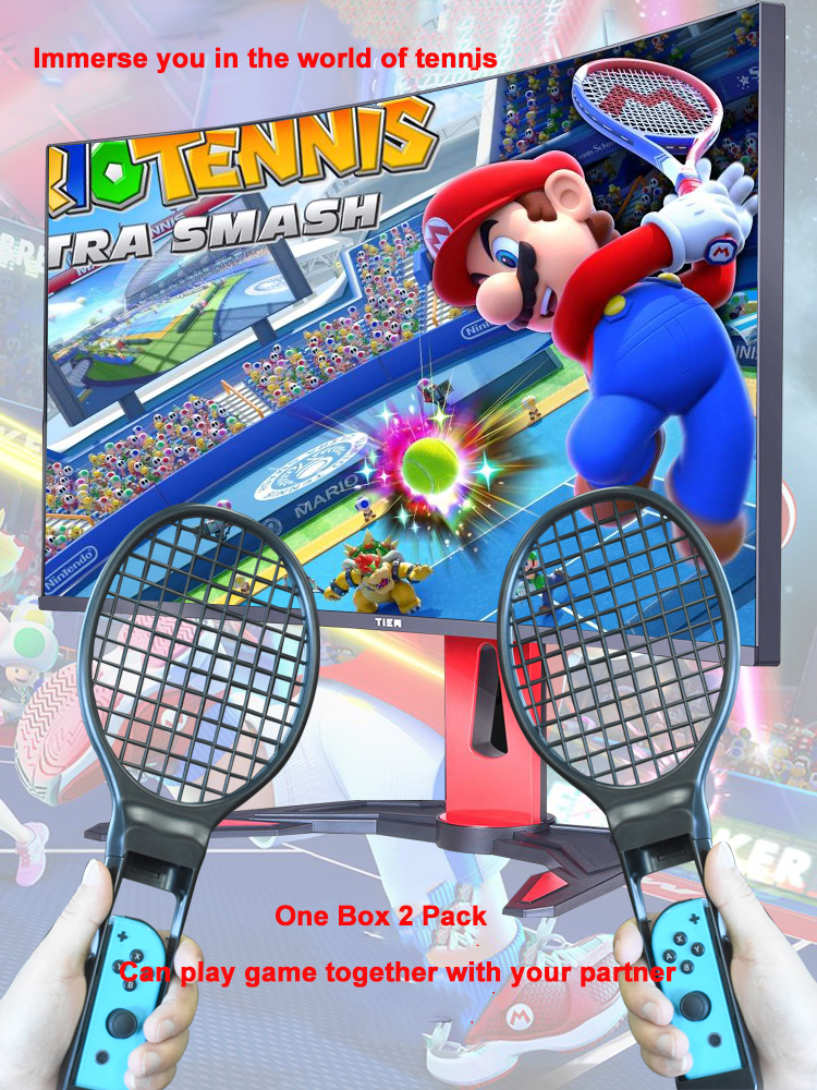 Ping Pong Paddle And Tennis Racket Set For Switch Joy Con