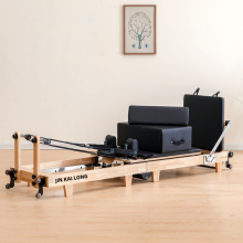 Wood Pilates Reformer Fitness Exercise Equipment