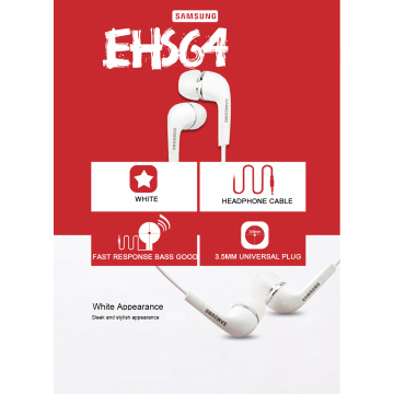Fone de ouvido SAMSUNG EHS64 com fio interno e microfone