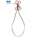 Hang Tag Label Elastic Bow with Stretch Loop