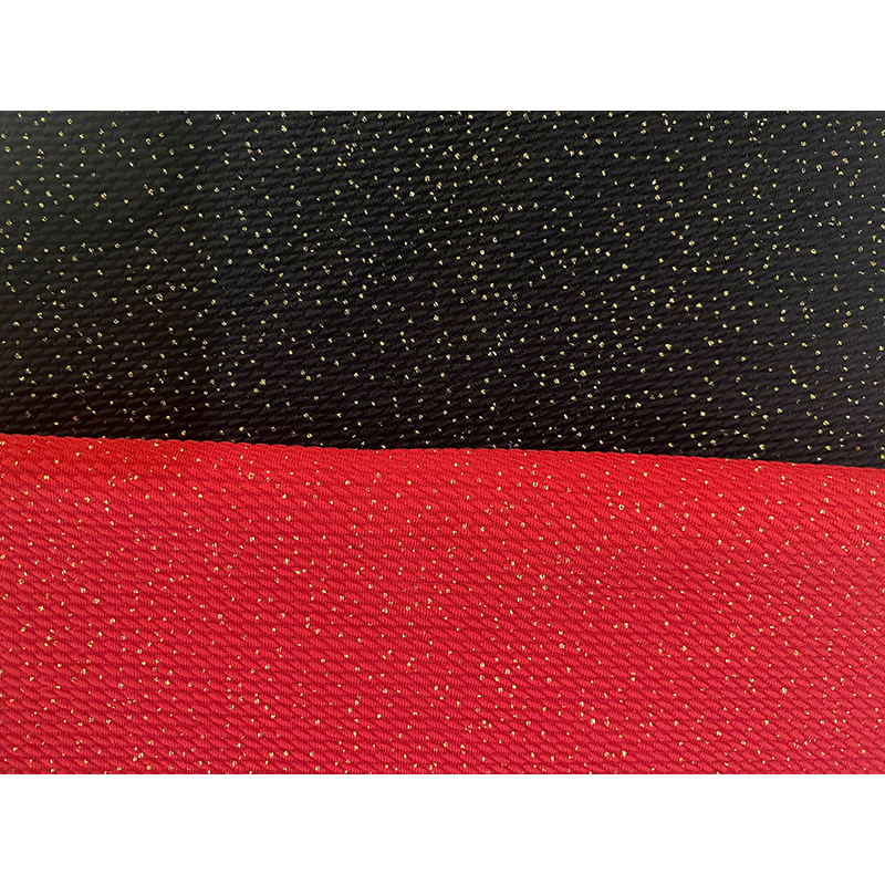 Prêt à expédier le tissu de balle de paillettes à paillettes en tricot d'or et à point personnalisé