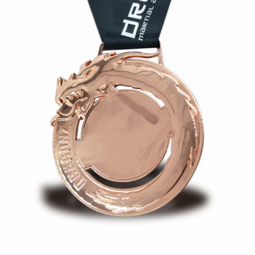 Custom bronze metal finisher medal