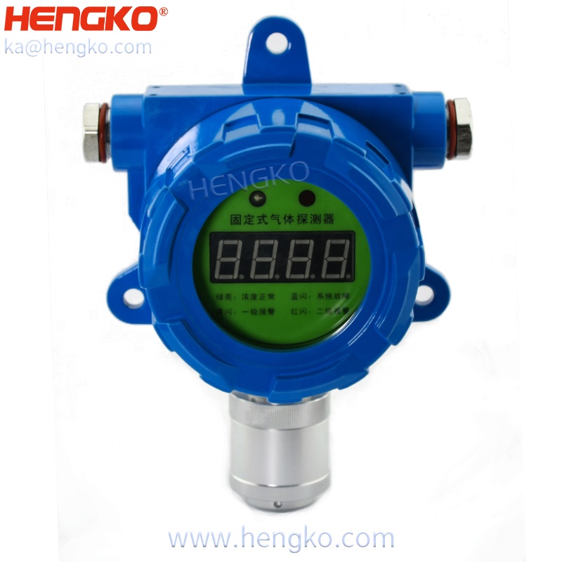 HENGKO IP67 waterproof 4-20mA explosion proof and flameproof oxygen and combustible gas sensor gas detector