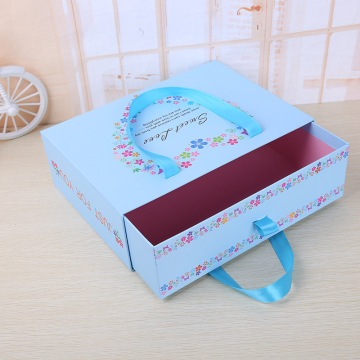 Blue & Pink Drawer Kids Clothes Packaging Boxes