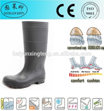 Insulative Gumboots Rain Boots for Work With EVA Insole