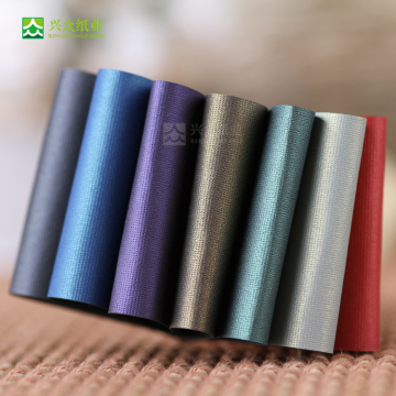 120gsm Grid Embossing Pearl Leatherette Paper for Wrapping