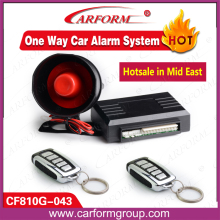 Easy Install One Way Speaker Car Alarm System Remote Control Car Alarm