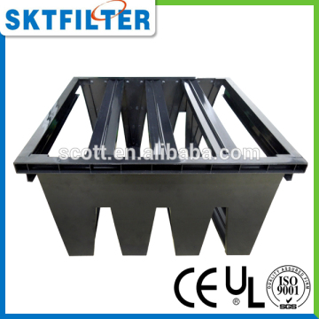 Mini Pleated Large Air Flow Plastic Air Filter Frame