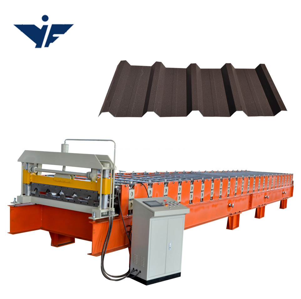 Color steel roof tile making machine 