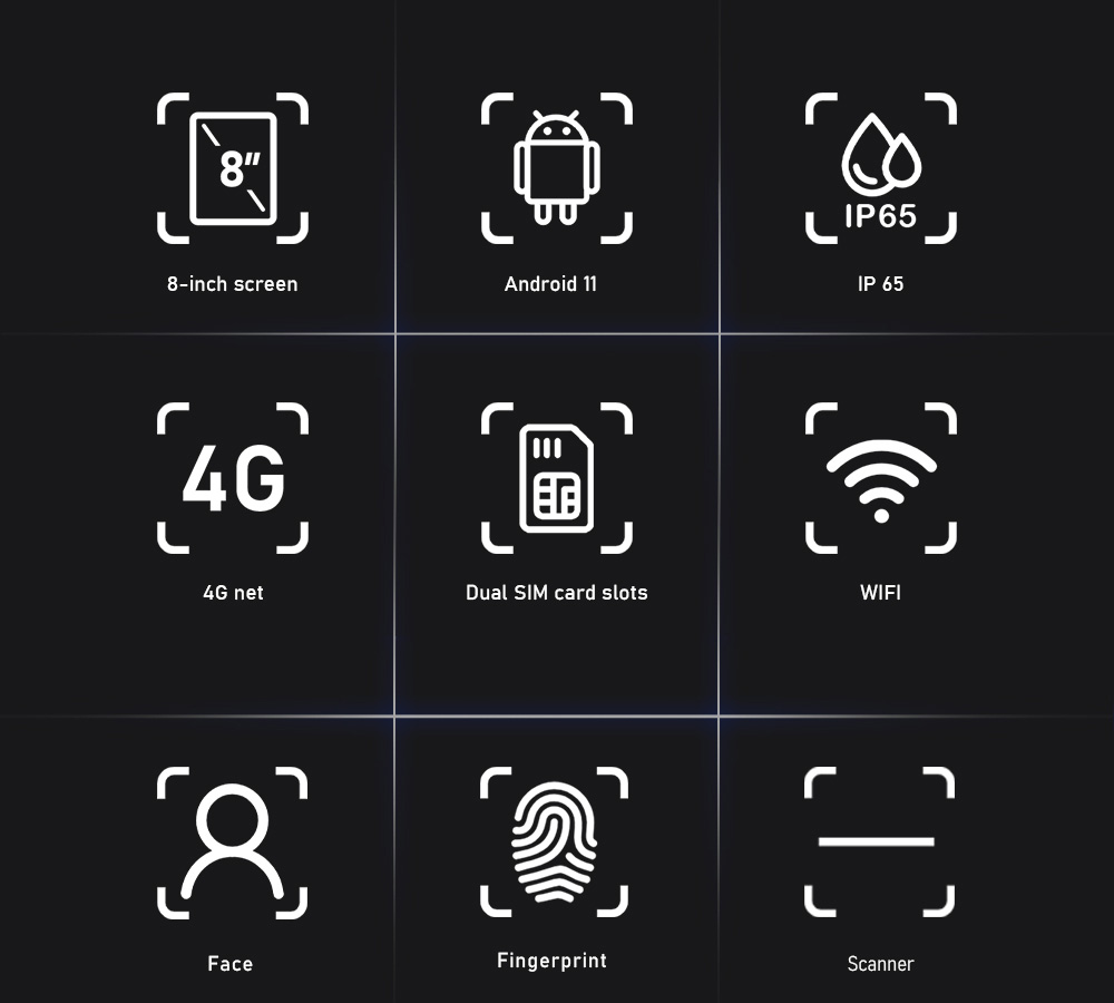 Anti Fall Biometric Access Control Attendance