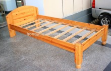 Single bed,Pine wood single bed, bedroom furniture single bed