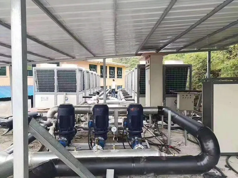China Energy Saving 50kw Air Source Heat Pumps Commercial Heating Cooling Air to Water Inverter Heat Pump Swimming Pool