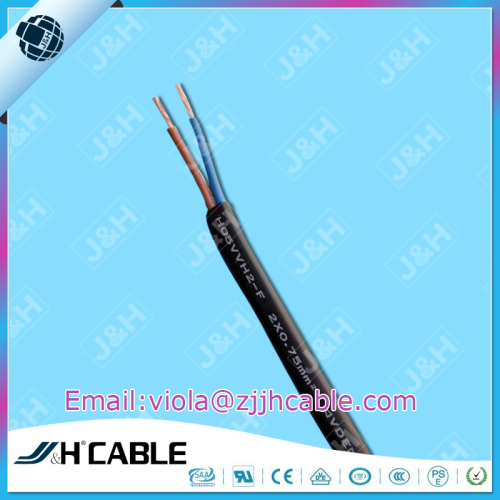 vde power cable flat flexible cable H05VVH2-F