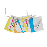 For Advertising Plastic Pole Paper Flag With Hand