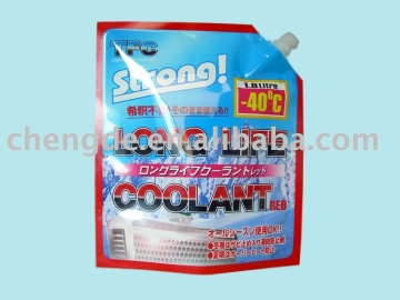 Standing up pouches with spout