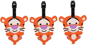 Custom Food Grade Silicone Cartoon Cute Luggage Tags