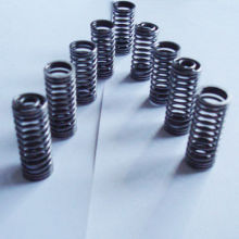 Zinc, Nickel, Become Black Surface Treatment Steel Compression Springs Dsc03350