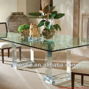 high quality acrylic legs glass coffee table wholesale