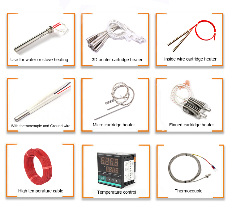 Industrial single-point electric rod 24v 12v 40w heating element 3d printer
