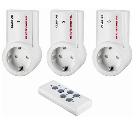 Saipwell 3ch digital wireless France socket with remote control