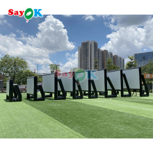 Mobile Inflatable Projection Screens for Outdoor Advertising