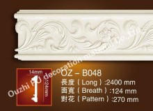 High qualith low price pu cornice mouldings from China manufactory