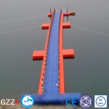 puncture resistant deck modular bridge with deck