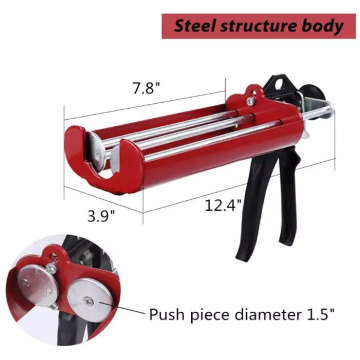 Pistola per calamino a salsiccia pneumatica di buona qualità per sigillante silicone a singolo componente in pacchetto di salsiccia