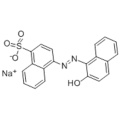 １−ナフタレンスルホン酸、４− ［２−（２−ヒドロキシ−１−ナフタレニル）ジアゼニル］  - 、ナトリウム塩（１：１）ＣＡＳ １６５８−５６−６